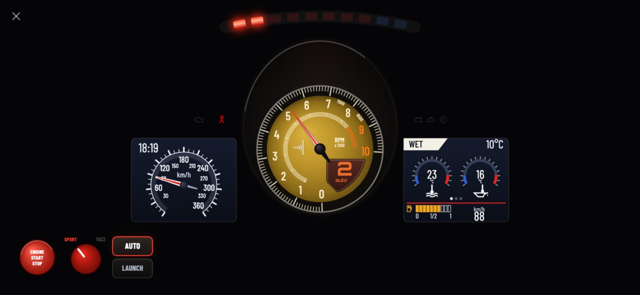 RoarDrive · Race Dash · 800 HP