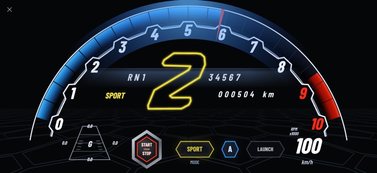RoarDrive · Race Dash · 770 HP